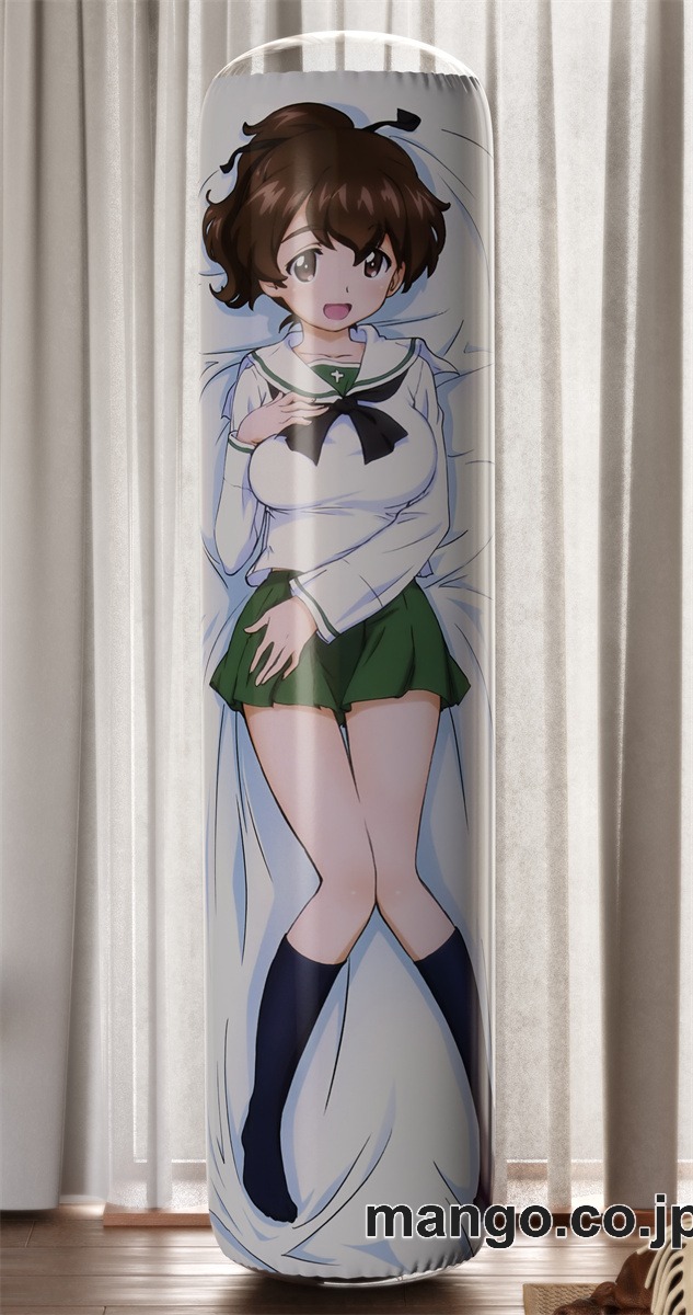 PVC 不倒翁 アニメ キャラクター バランスクッション【ガールズ&パンツァー】小山 柚子 PVC製 キャラクターグッズ コレクション用 2