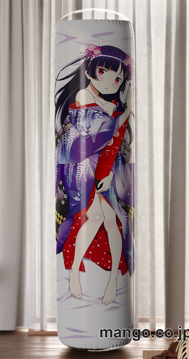 PVC 不倒翁 アニメ キャラクター バランスクッション【俺の妹がこんなに可愛いわけがない】(黒猫舞妓) PVC製 キャラクターグッズ コレクション用