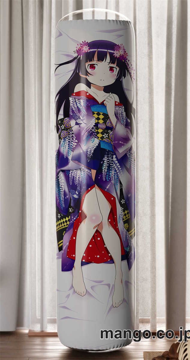 PVC 不倒翁 アニメ キャラクター バランスクッション【俺の妹がこんなに可愛いわけがない】(黒猫舞妓) PVC製 キャラクターグッズ コレクション用 2