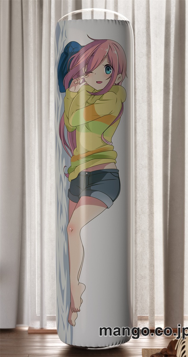 PVC 不倒翁 アニメ キャラクター バランスクッション【ゆるキャン△】各務原なでしこ 添い寝 PVC製 キャラクターグッズ コレクション用 2