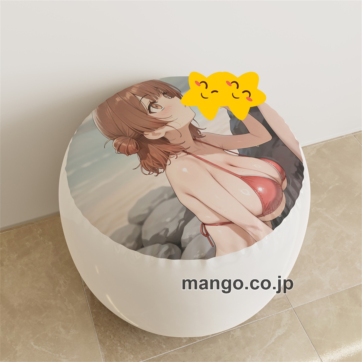 【紳士向け】PVC ラウンドスツール アニメ キャラクター【学園アイドルマスター】花海佑芽pvcスツールPVC製 キャラクターグッズ コレクション用 2
